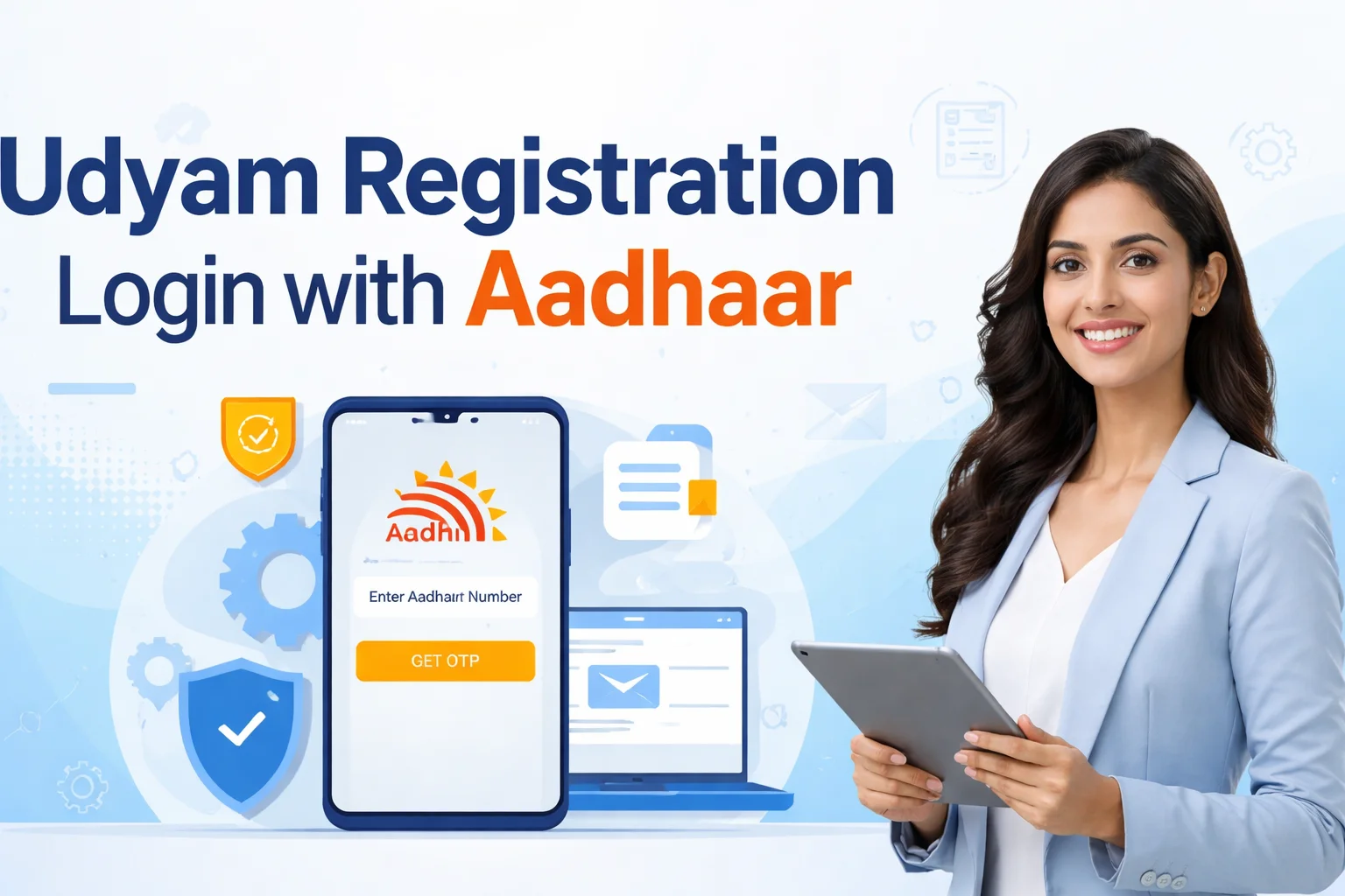 Udyam Registration Login with Aadhaar | MSME Portal Access | OTP Login Process